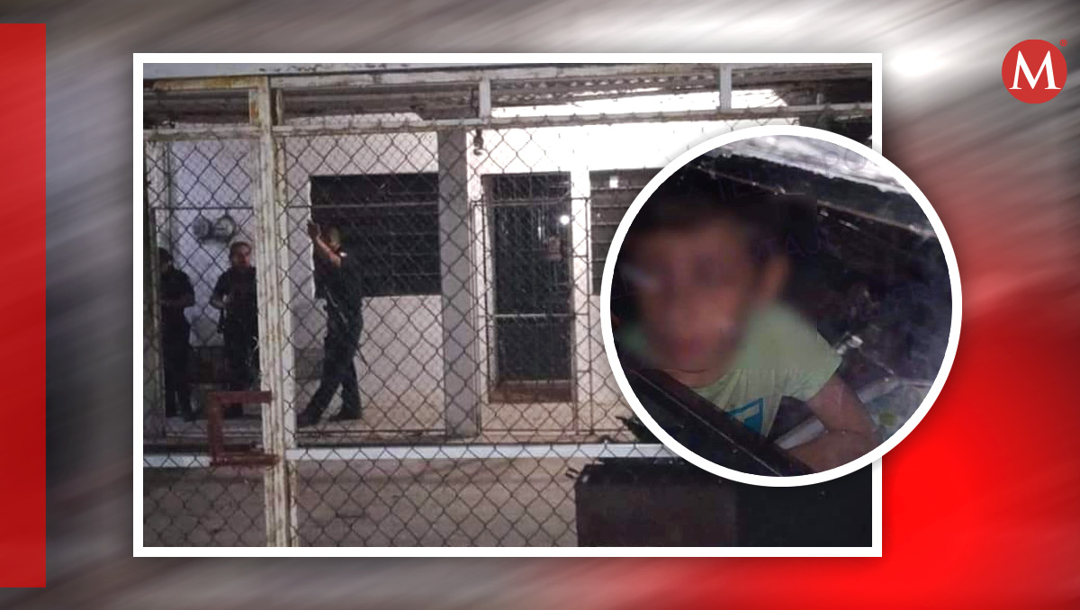 Menor que fue rescatado por vecinos en Tabasco, Veracruz (Especial)