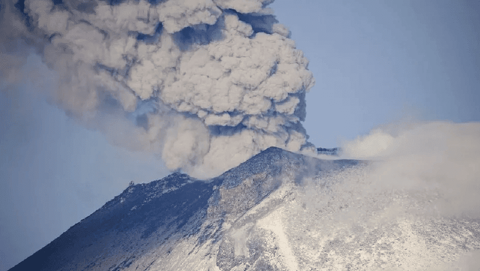 Registran actividad en volcán Popocatépetl, se retoman actividades presenciales en Puebla