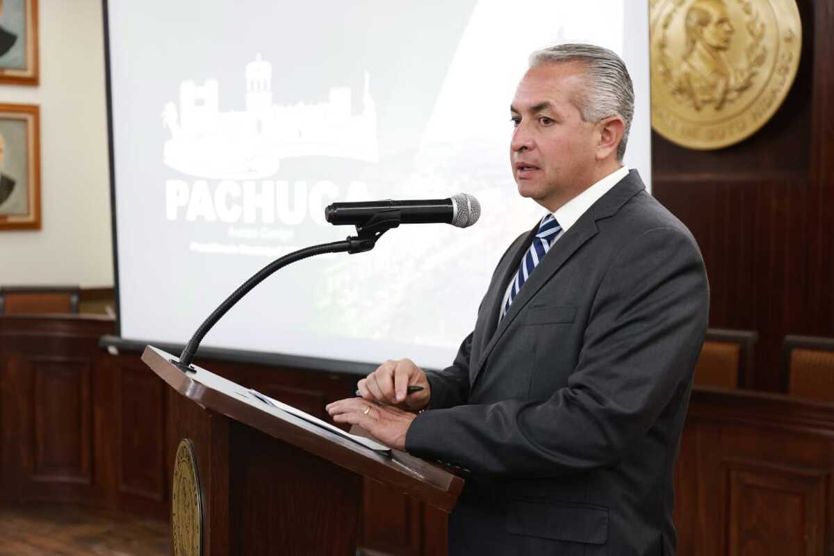 Sergio Baños, presidente municipal de Pachuca (Jorge Sánchez)