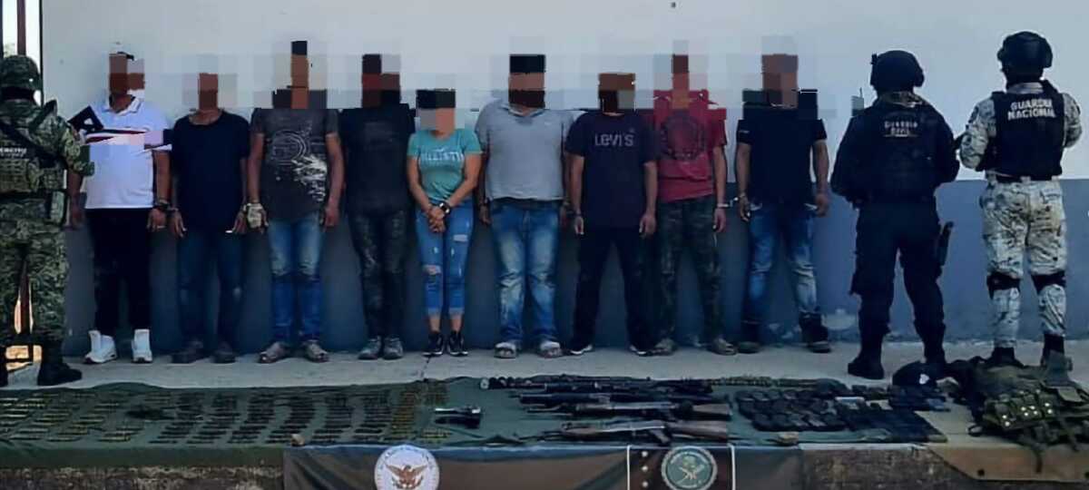 Operativo en Michoacán: detenidos del CJNG.