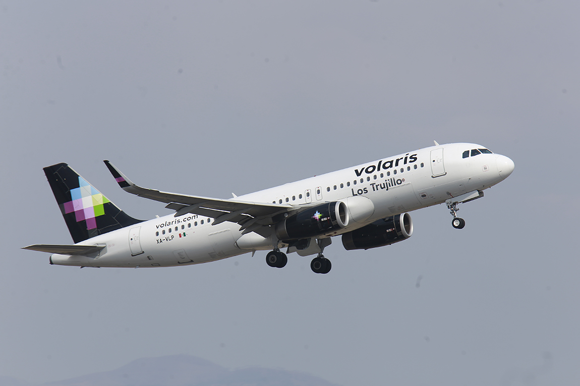 Avión de la aerolínea Volaris. |  Juan Carlos Bautista