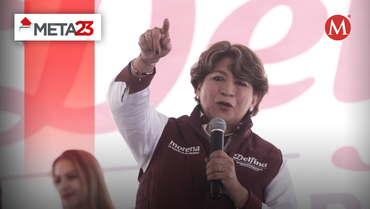 La candidata de Morena participa en la contienda electoral por el Estado de México. | Javier Ríos