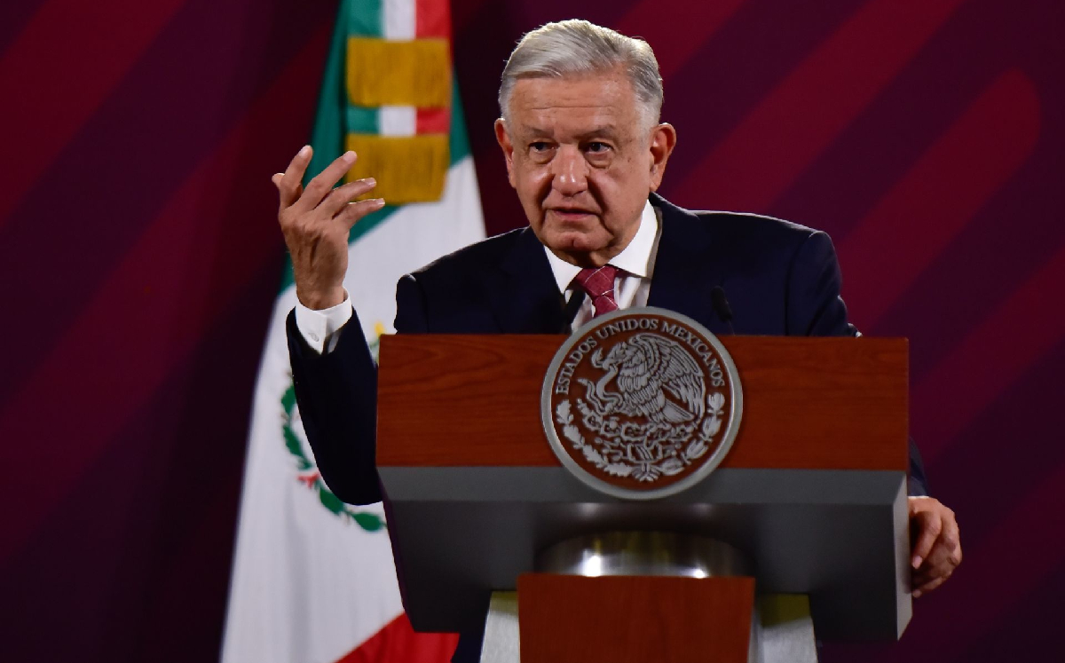 Conferencia del Presidente en el Salón de Tesorería de Palacio Nacional. | Cuartoscuro