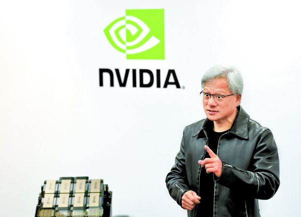 Jensen Huang, director ejecutivo de la firma, habla en el foro Computex en Taipéi, Taiwán. Ritchie B. Tongo/EFE