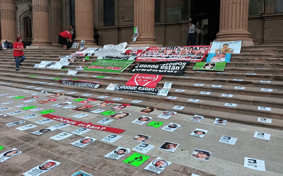 La protesta se realizó en el marco de la Semana Nacional de Desaparecidos | Erik Solheim Rocha