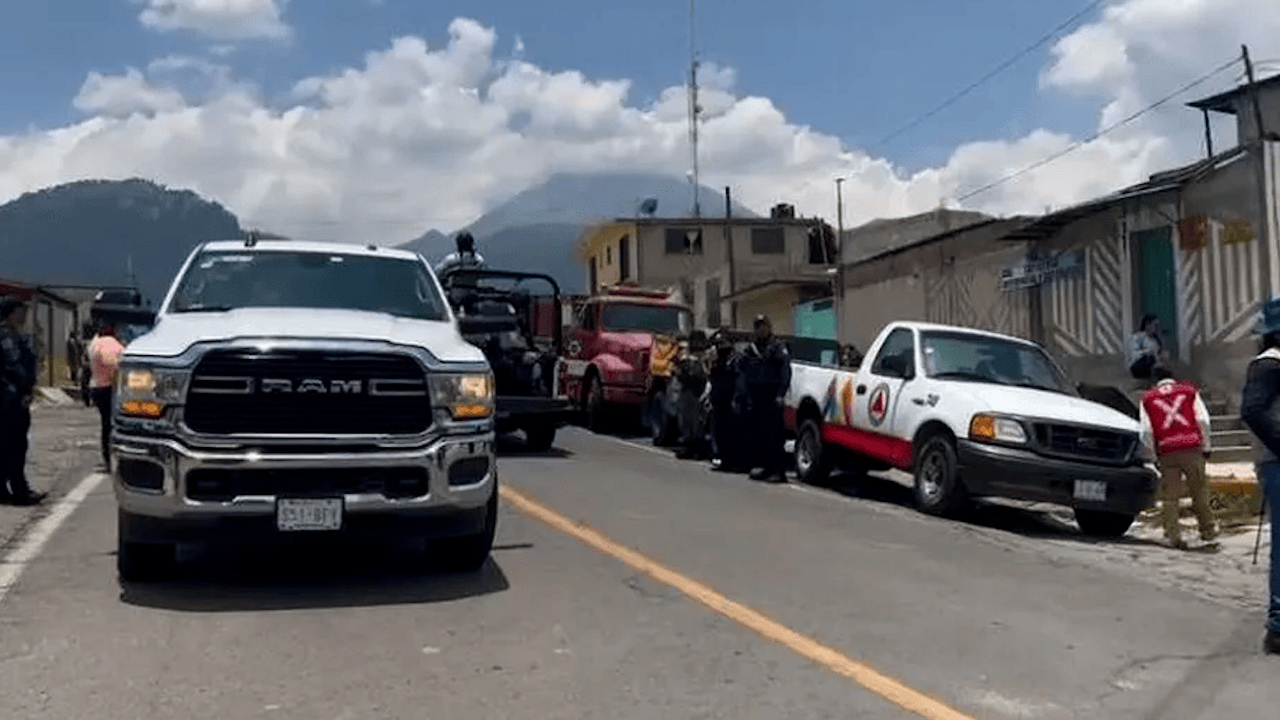Sedena realiza simulacro de evacuación por actividad del Popocatépetl