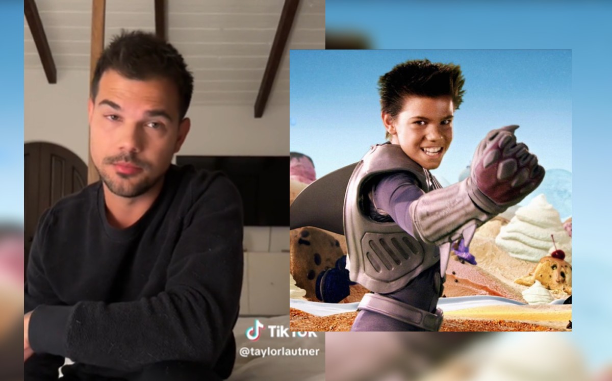Taylor Lautner recrea escena de Las aventuras de Sharkboy y Lavagirl