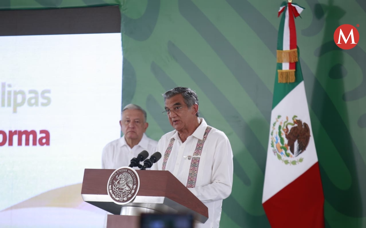 Américo Villarreal da reporte a AMLO sobre investigaciones contra Cabeza de Vaca. (Juan Carlos Bautista)