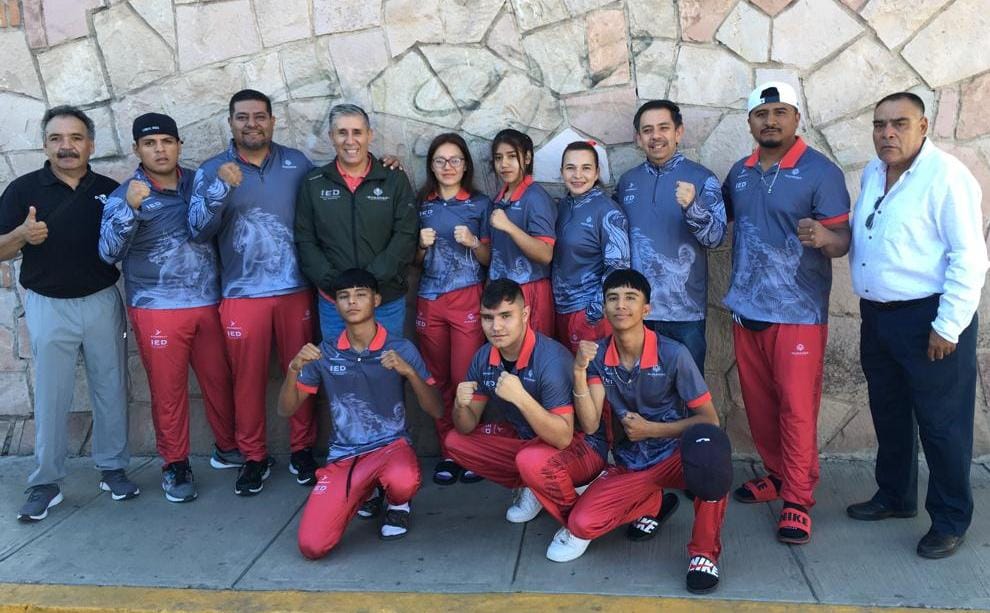 Boxeadores laguneros que representarán a Durango. (Especial)