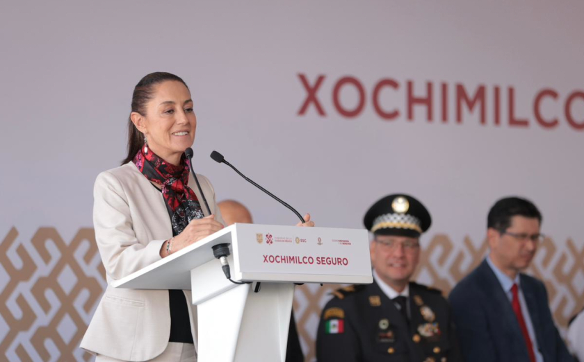 Claudia Sheinbaum en conferencia de prensa durante la presentación del programa de Xochimilco (Especial)