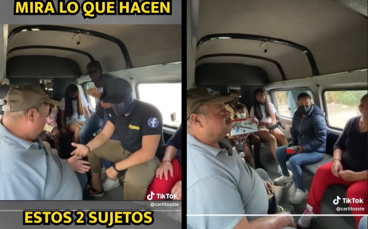Hombres fingen asalto para sorprender a los pasajeros | ESPECIAL