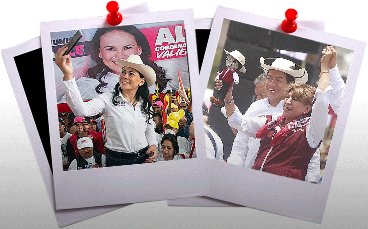 Del Moral y Delfina Gómez cierran las campañas más caras de Edomex | Especial