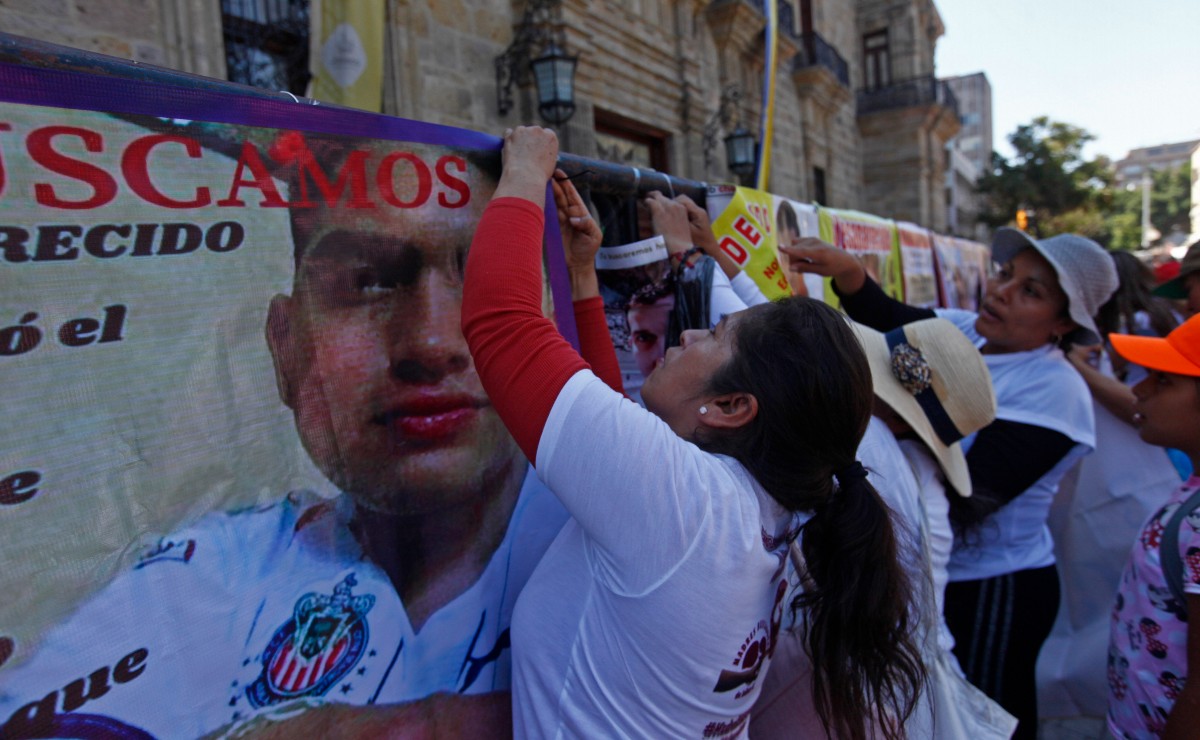 Protesta de madres de personas desaparecidas en Guadalajara (Fernando Carranza)