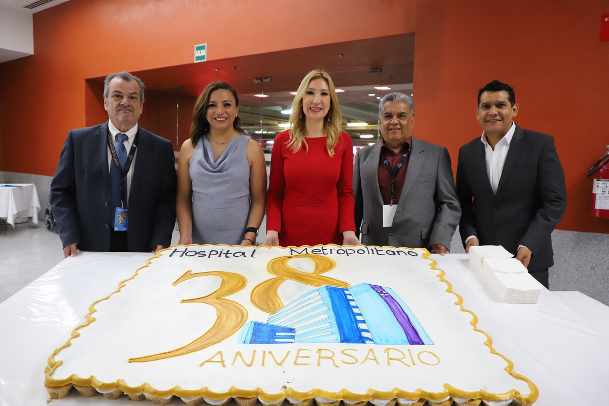 Salud NL celebra 38 años de servicio del Hospital Metropolitano. Foto: Especial