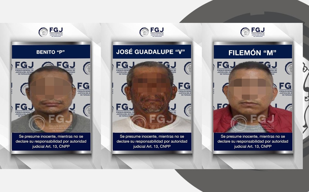 Sentencia de 27 años de cárcel a 3 hombres en Tampico