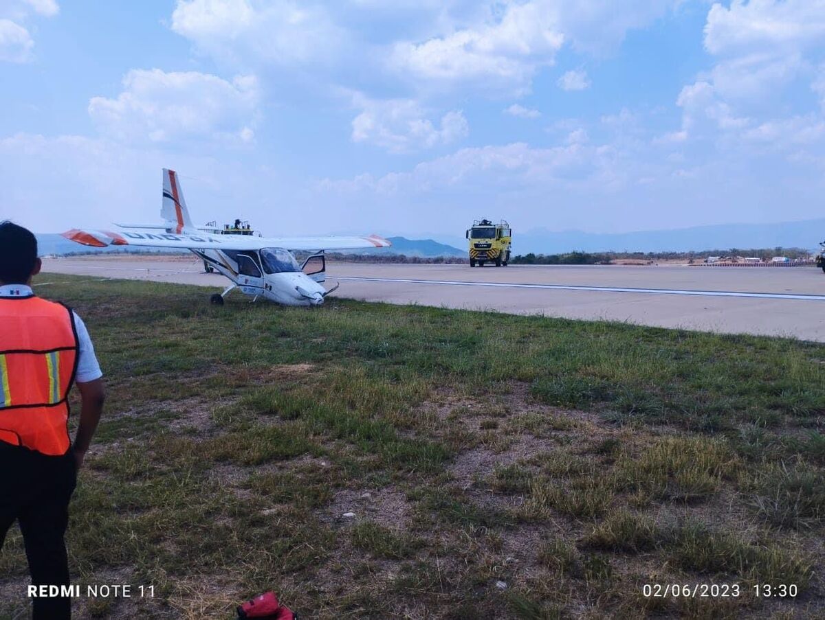 Accidente de avioneta en Chiapas.