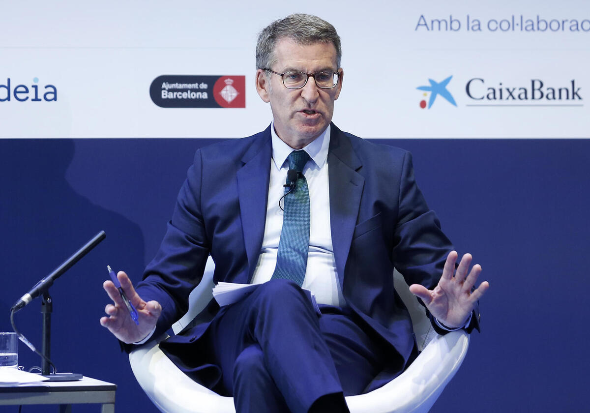 Alberto Núñez Feijóo, líder del Partido Popular (PP)