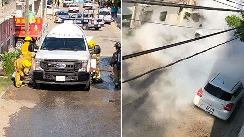 En Chiapas, desalojan a 15 familias por fuga de gas en pipa LP