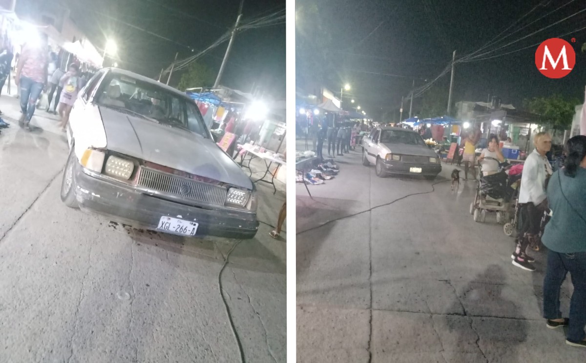 Ebrio conductor provoca caos en rodante de Tampico