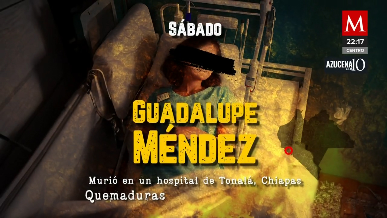 Guadalupe Méndez es asesinada por su pareja quien la quemó viva en Chiapas