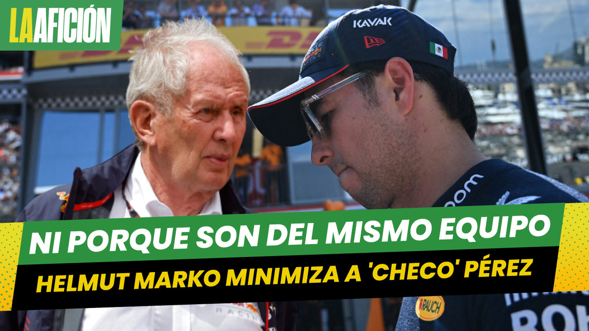 Helmut Marko minimiza a 'Checo' Pérez, previo al Gran Premio de España