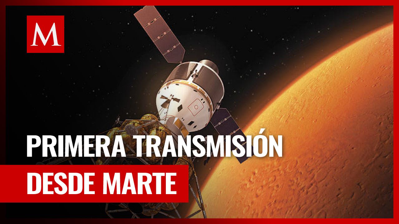 Histórica primera transmisión EN VIVO desde Marte