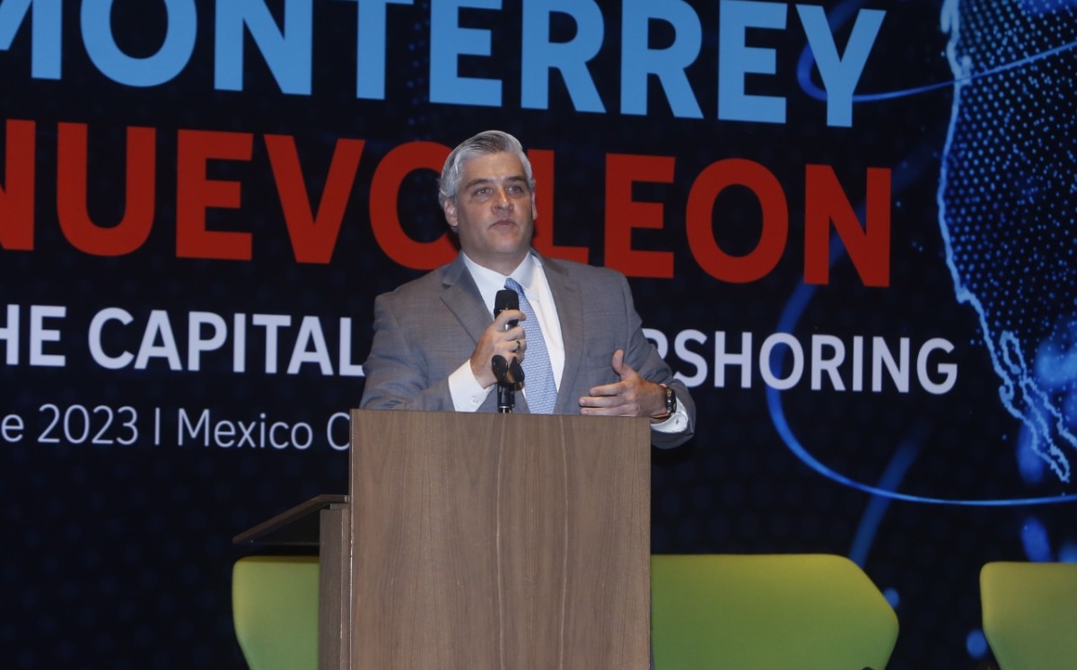 Iván Rivas, secretario de Economía de Nuevo León. Foto: (Ariana Pérez)