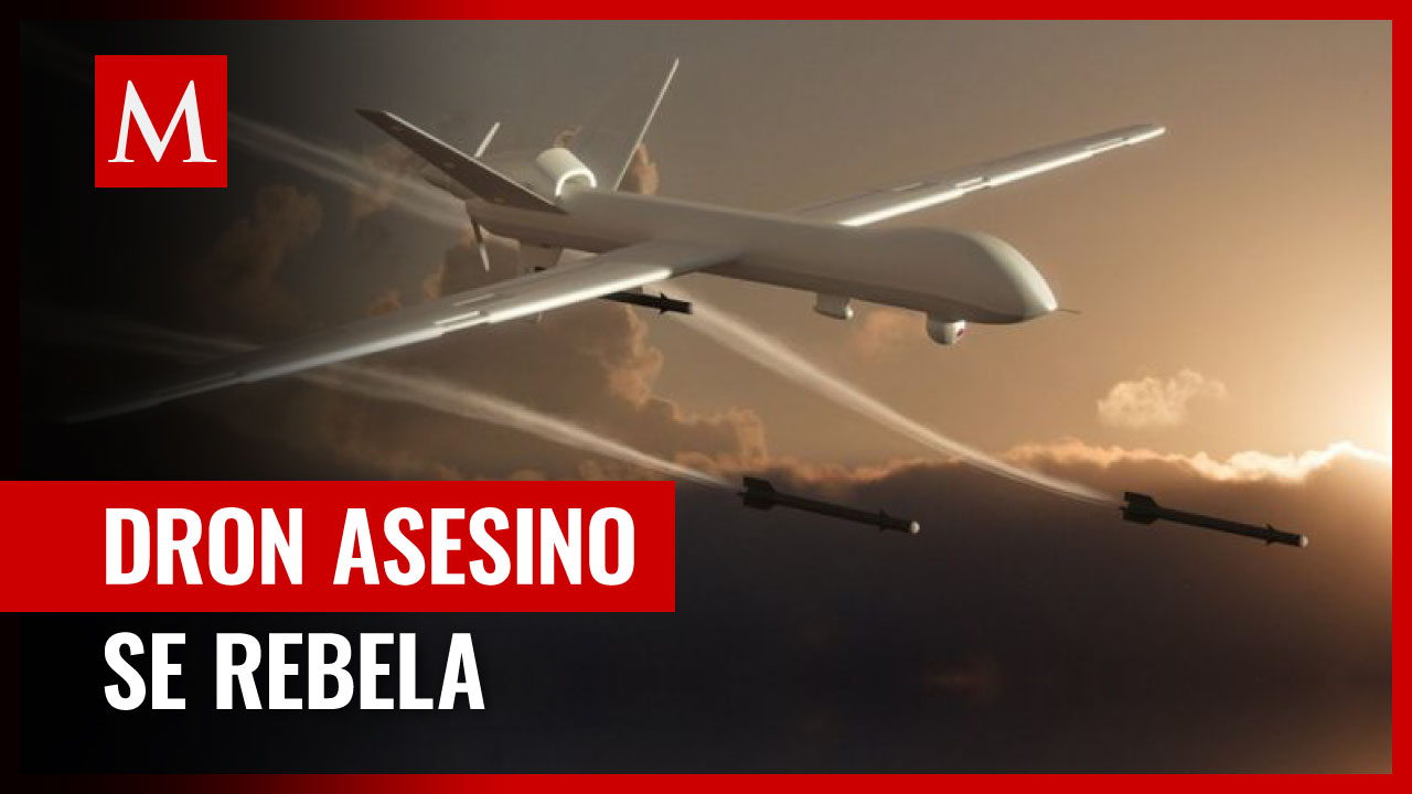 Dron militar creado con IA “se rebela” y mata a su operador en un test simulado