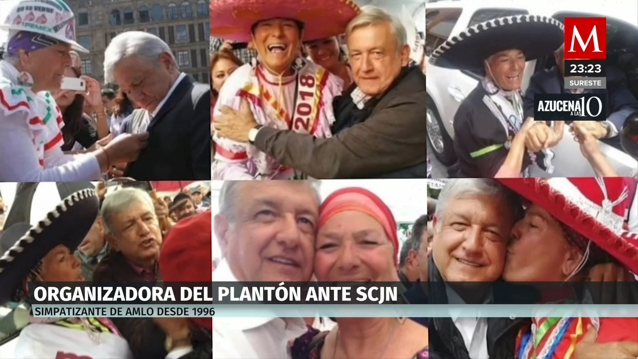 Julia Klug, 'AMLOFAN' es activista y simpatizante de AMLO y se ha vuelto famosa por sus acciones