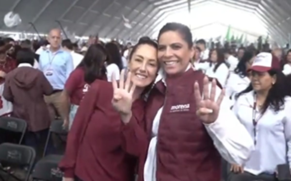 Olivia Salomón y Claudia Sheinbaum | Tw @OliviaSalomonV