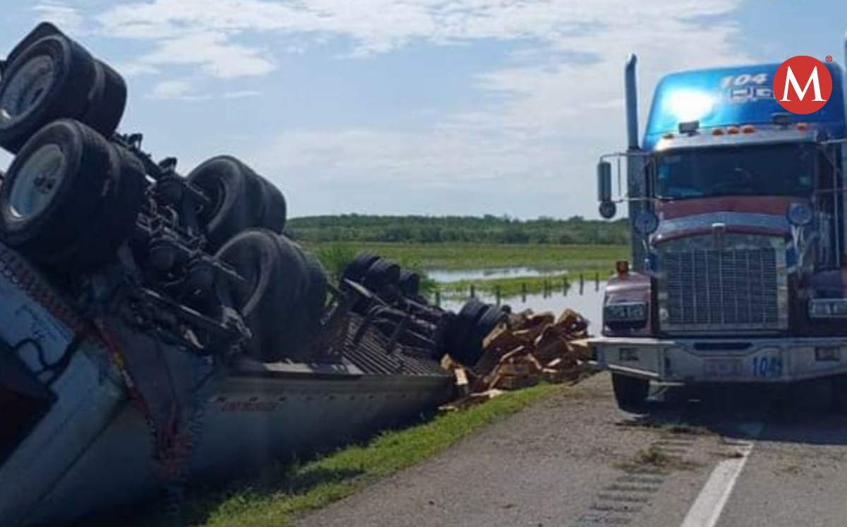Accidente en carretera González-Zaragoza