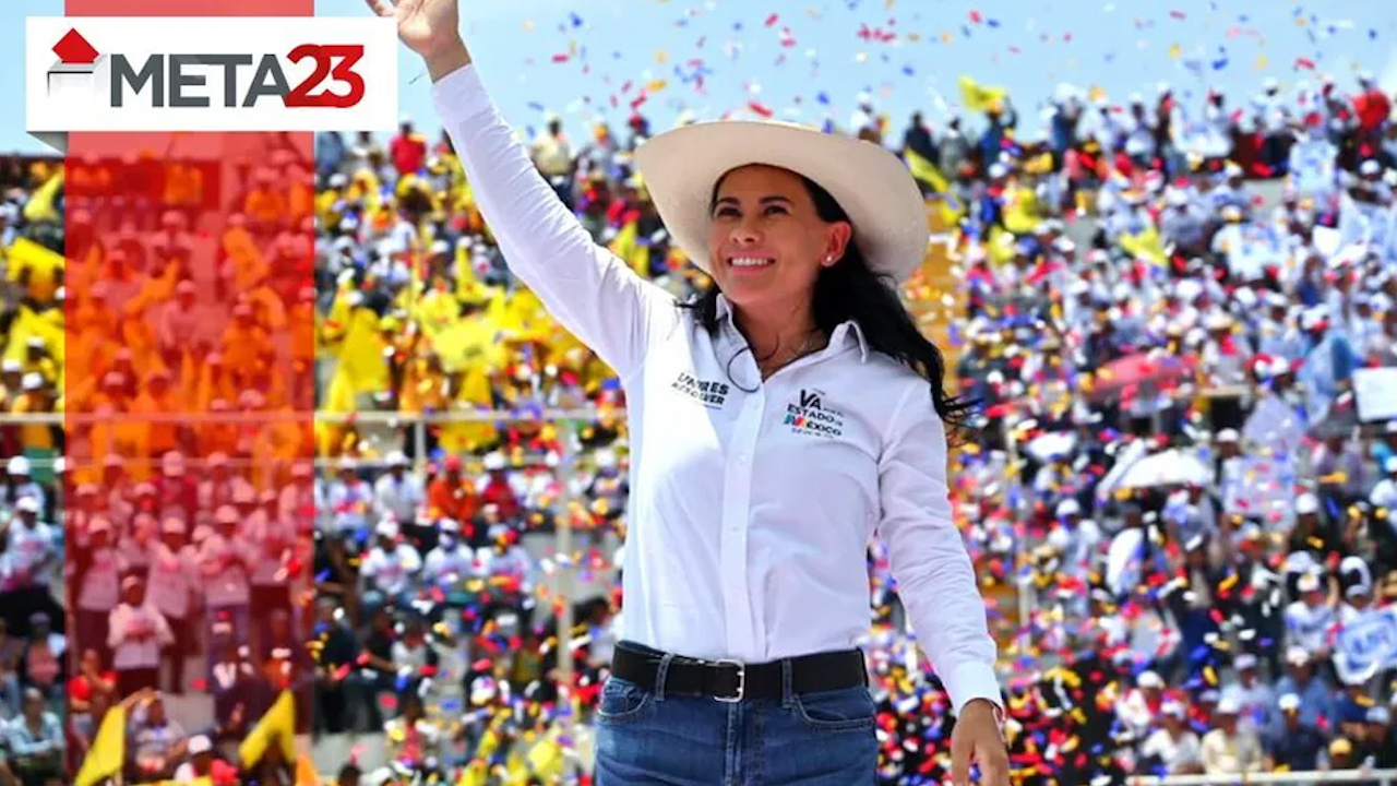 Alejandra Del Moral emite voto en Cuautitlán Izcalli, Edomex