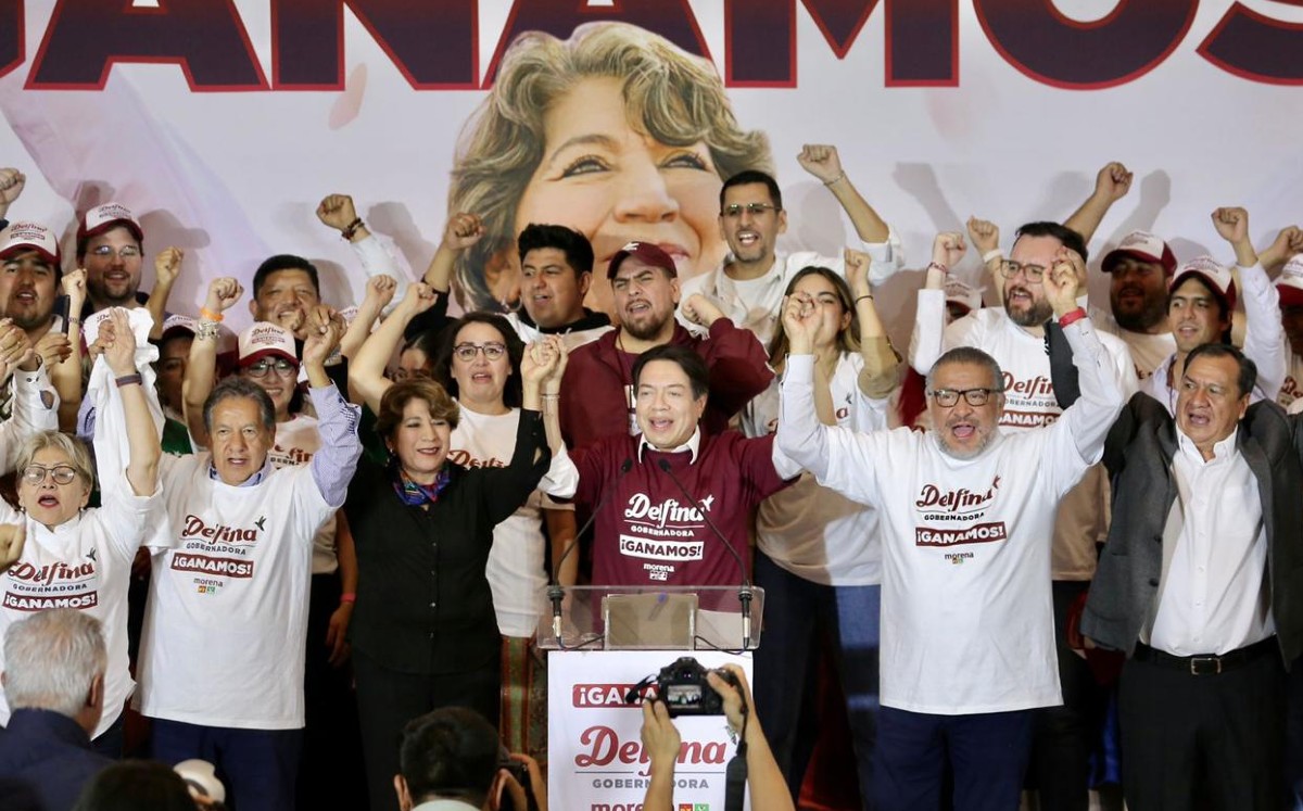 "Ganamos la batalla maestra": Morena tras resultados de elecciones en Edomex. (Ariel Ojeda)