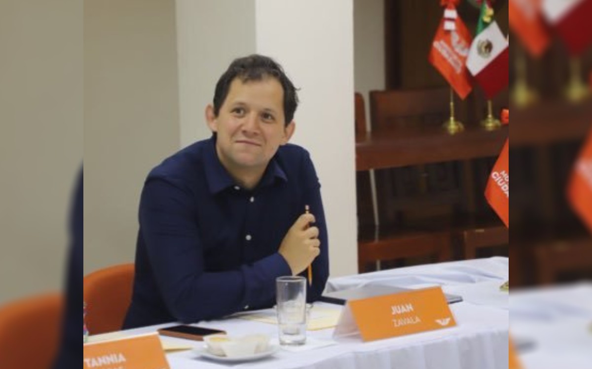 Juan Ignacio Zavala Gutiérrez, secretario general de Acuerdos del Comité Ejecutivo Nacional de Movimiento Ciudadano. ESPECIAL