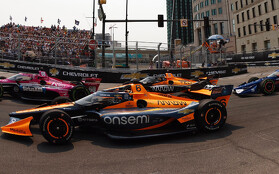 Patricio O’Ward abandona el Gran Premio de Detroit 2023 (Twitter @ArrowMcLaren)