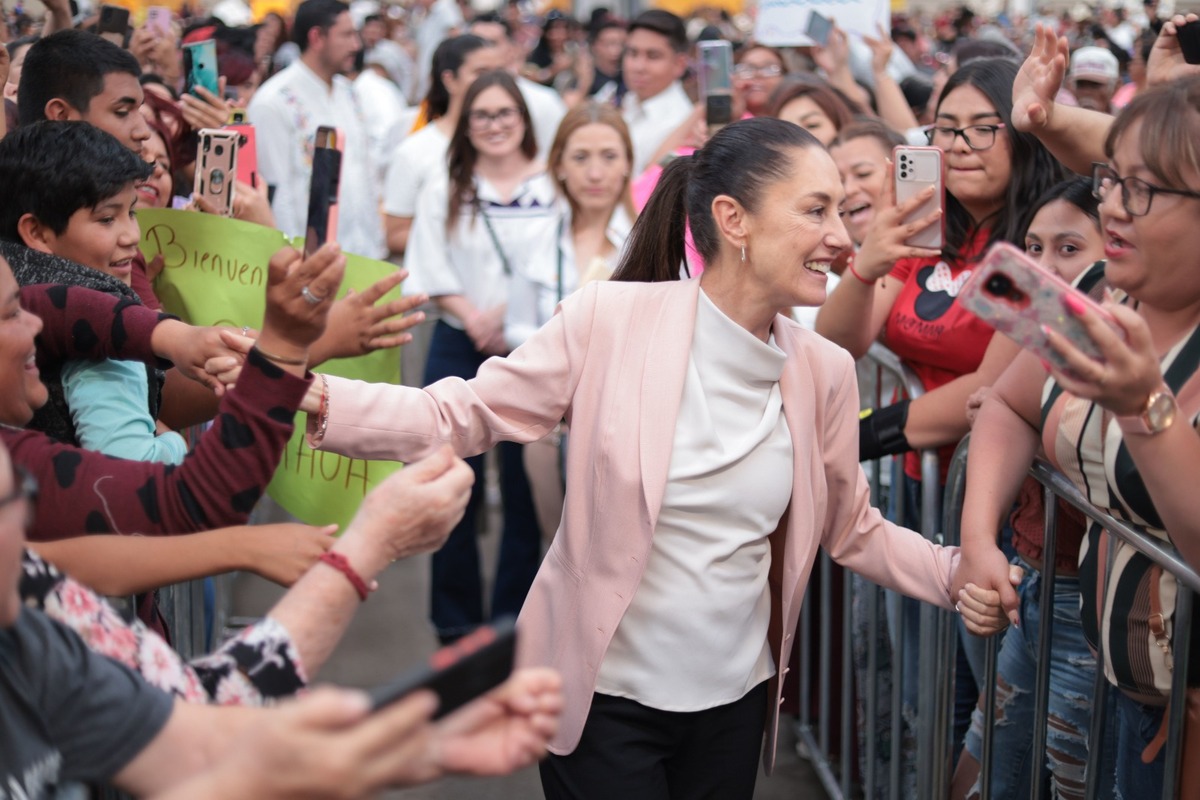 Claudia Sheinbaum lidera las preferencias de NL con 43% según la encuesta. FOTOS: CUARTOSCURO