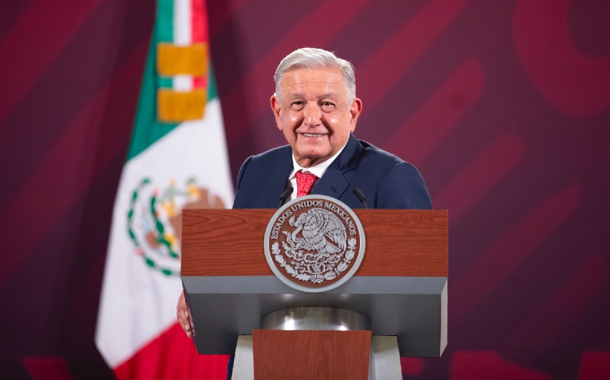 Conferencia mañanera del Presidente en Palacio Nacional el 5 de junio. | Cortesía