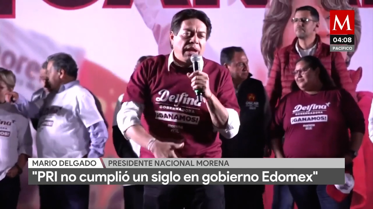 "Y la queso...": Mario Delgado tras ventaja de Delfina Gómez en elección de Edomex
