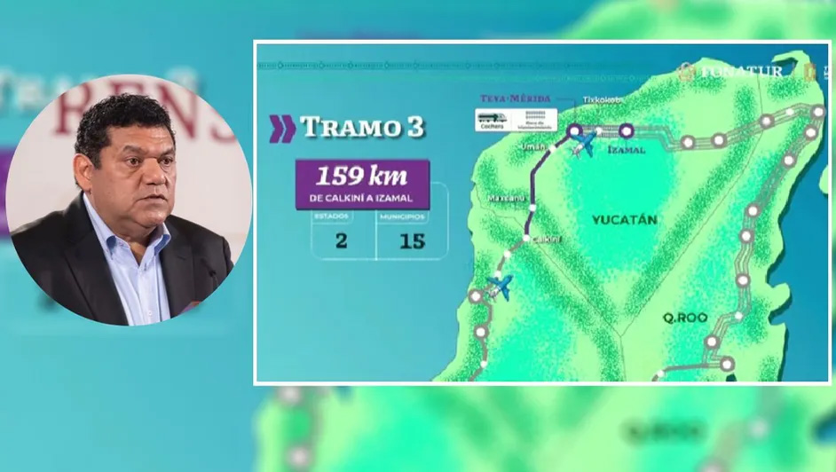 Tren Maya: en tramo 3, vía férrea tiene un avance del 72%, informa Fonatur