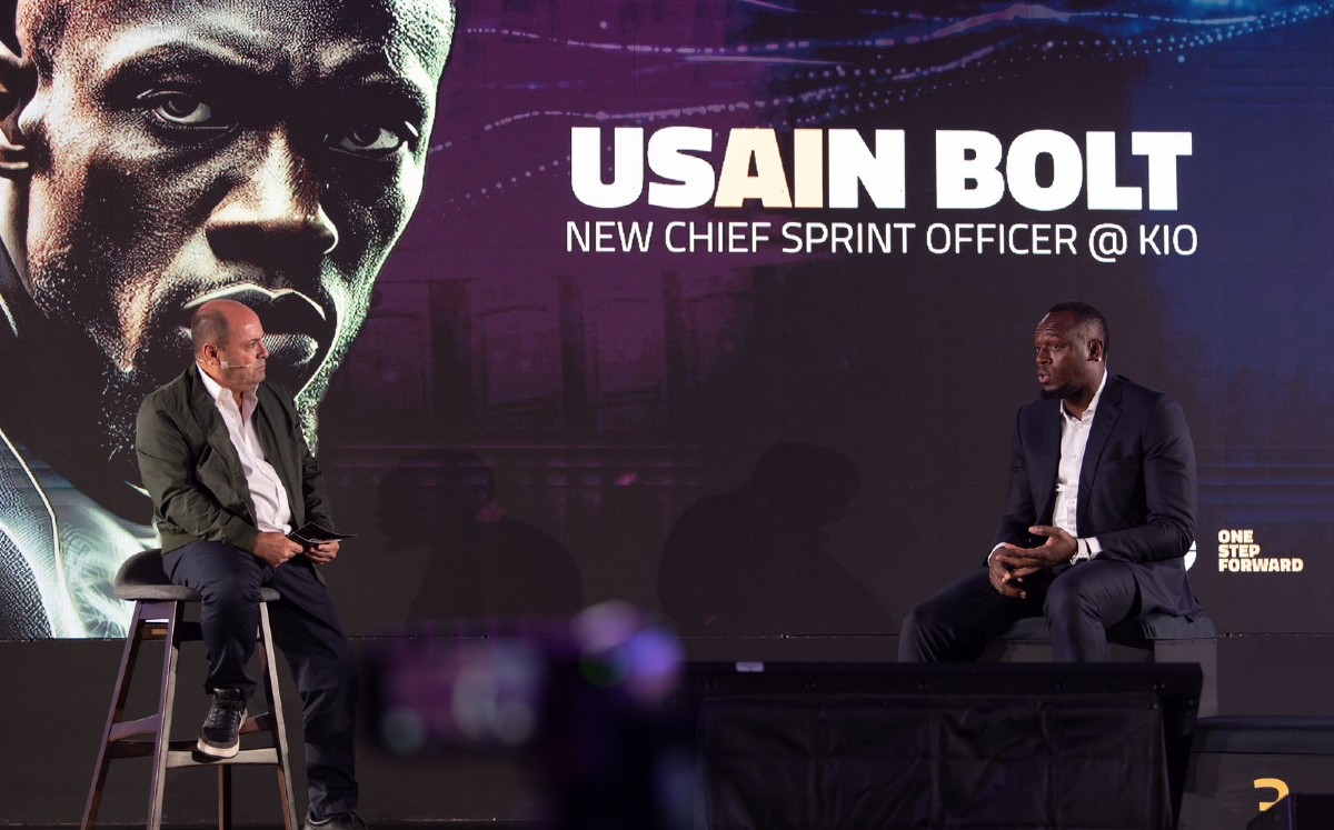Usain Bolt se une al equipo de KIO para acelerar la transformación de los clientes