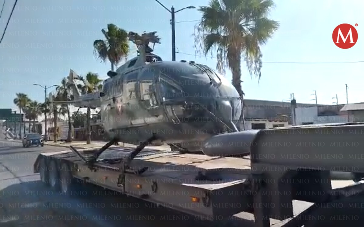 Helicóptero causa tráfico en el bulevar López Mateos de Tampico