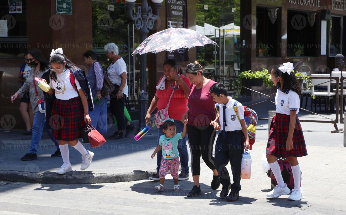 Calor en Tamaulipas. (Yazmín Sánchez)