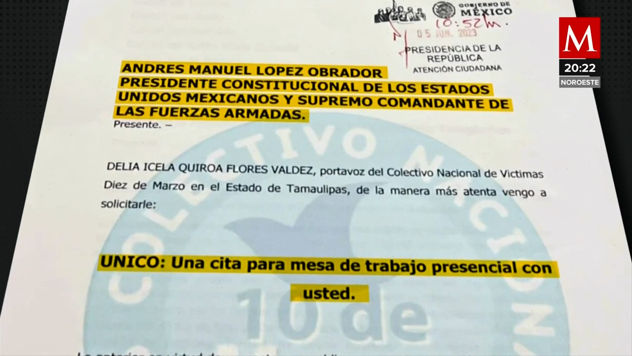 Delia Quiroa, madre buscadora que pedía pacto al crimen, ahora pide mesa de trabajo al presidente