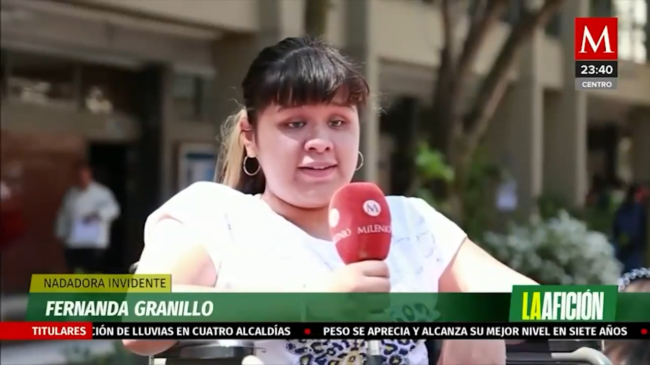 Fernanda Granillo, nadadora invidente que lucha por llegar a panamericanos