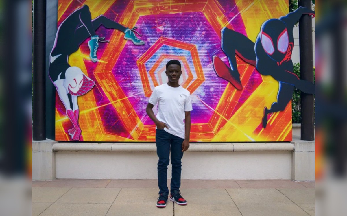 Preston Mutanga el animador joven de Spider-Man: Across the Spider-Verse