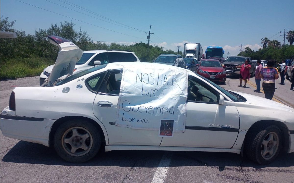 Bloquea carretera de San Fernando para exigir búsqueda de persona desaparecida