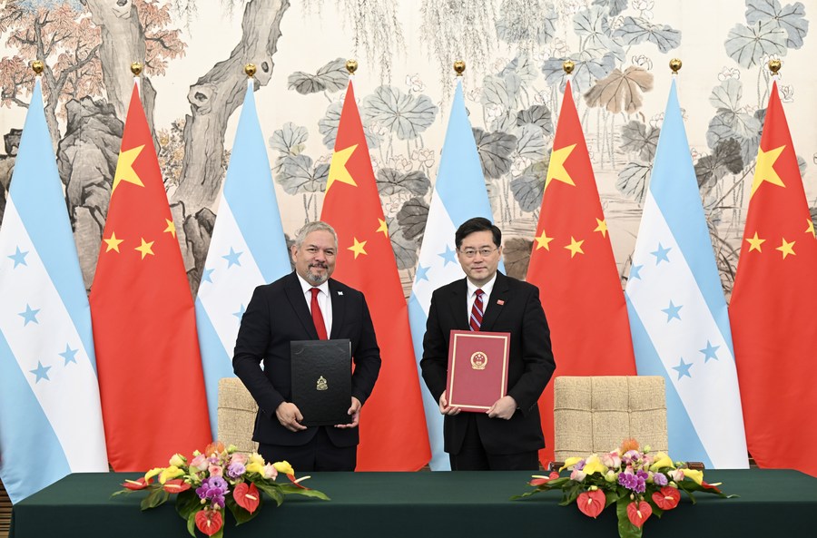 China estableció sus relaciones diplomáticas con Honduras en el primer semestre de 2023. (Xinhua/Zhang Ling)