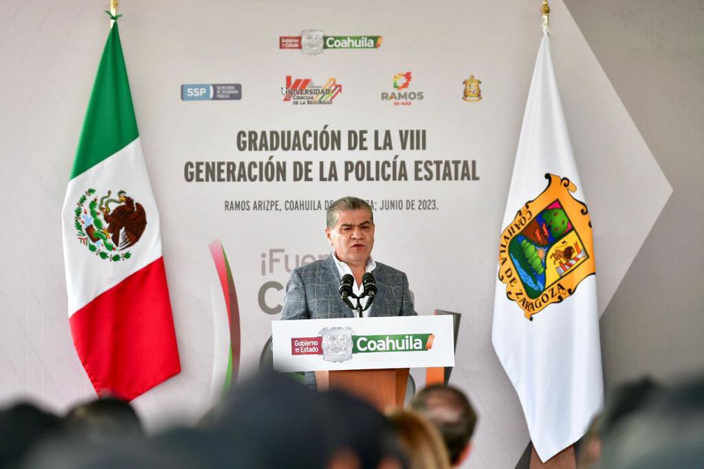 Coahuila tomará acciones legales por acusaciones falsas a policía tras entrega de constancias. | Especial