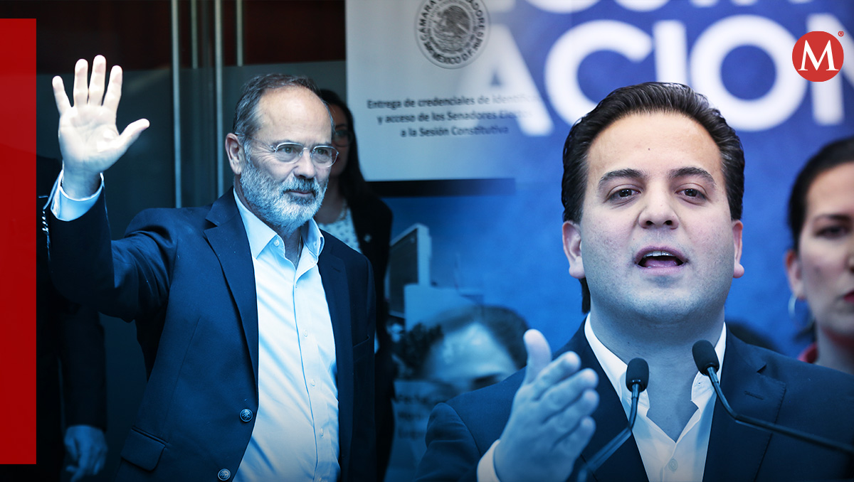 Damián Zepeda, Gustavo Madero y Gerardo Priego coincidieron en que Marko Cortés está perdido en el proceso de selección | Especial | Milenio