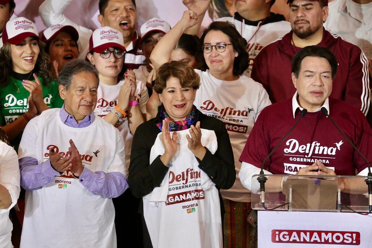 Delfina Gómez ganó la gubernatura del Estado de México tras las elecciones de 2023. | Ariel Ojeda